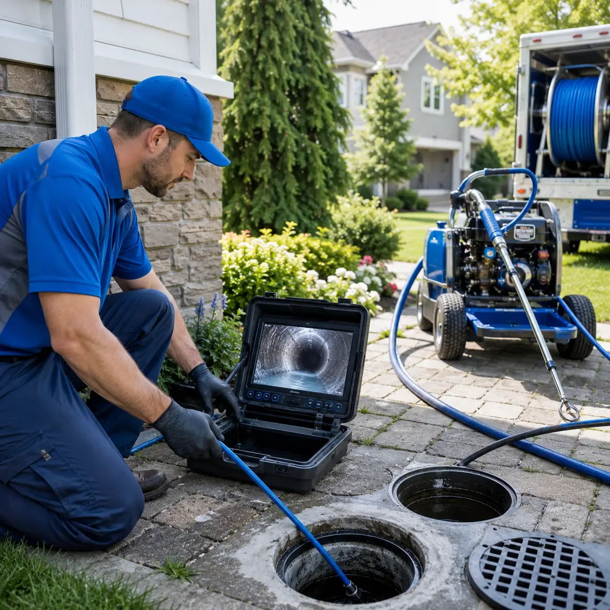 Outdoor drain cleaning professionals serving Hingham, WI